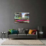 No Broadcast Tempered Glass Wall Art