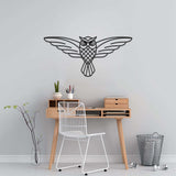 Owl Black Metal Decor