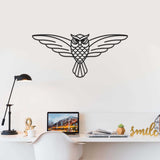 Owl Black Metal Decor