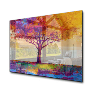 Perspective Tempered Glass Wall Art