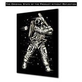 Player Astronaut Tempered Glass Wall Art