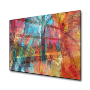 Random Tempered Glass Wall Art