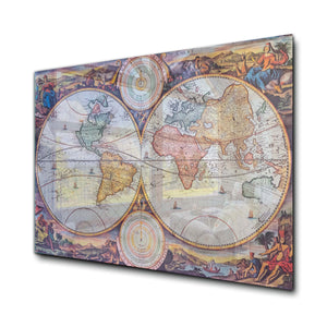 Region Tempered Glass Wall Art