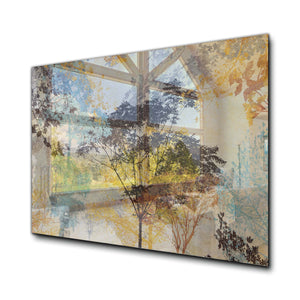 Simple Touch Tempered Glass Wall Art