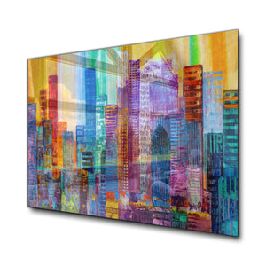 Towers Tempered Glass Wall Art