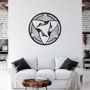 Tropic Black Metal Decor