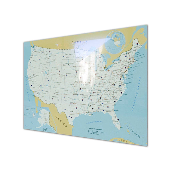 USA Tempered Glass Wall Art