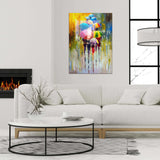 Umbrellas Tempered Glass Wall Art