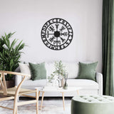 Vegvisir Black Metal Decor