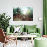 Waterdrops Tempered Glass Wall Art