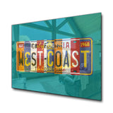 West Coast Tempered Glass Wall Art