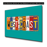 West Coast Tempered Glass Wall Art