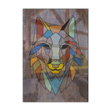 Wolf Tempered Glass Wall Art