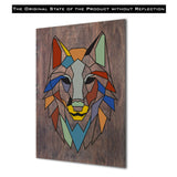 Wolf Tempered Glass Wall Art